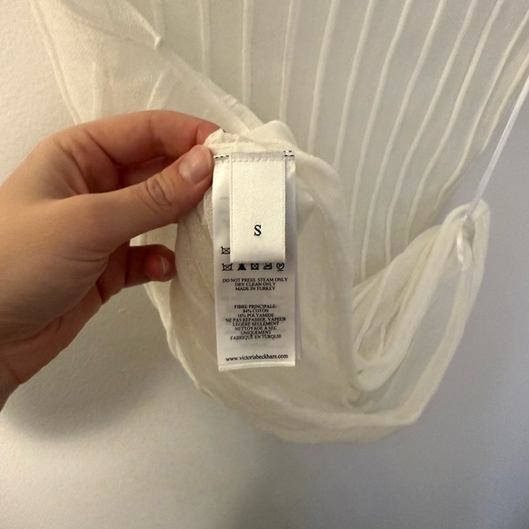 VICTORIA BECKHAM - Sleeveless High Neck Top - Picture 11 of 12